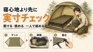 ソロキャンプ用コットおすすめ5選｜寝心地・高さ・収納性で比較 